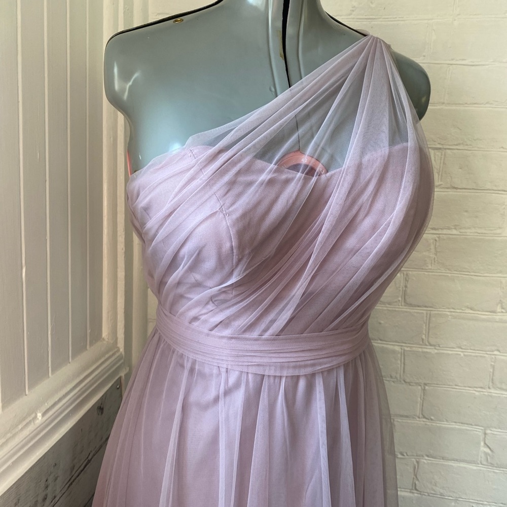 SORELLA VITA One-Shoulder Mauve Prom Dress - Picture 4 of 8